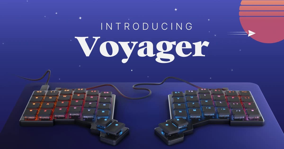 ZSA Voyager Split Ergonomic Keyboard