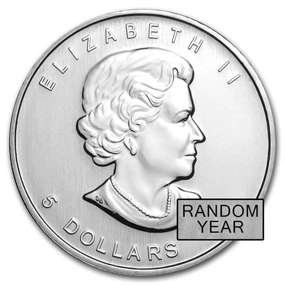 Royal Canadian Mint 1 oz Silver Maple Leaf Coin