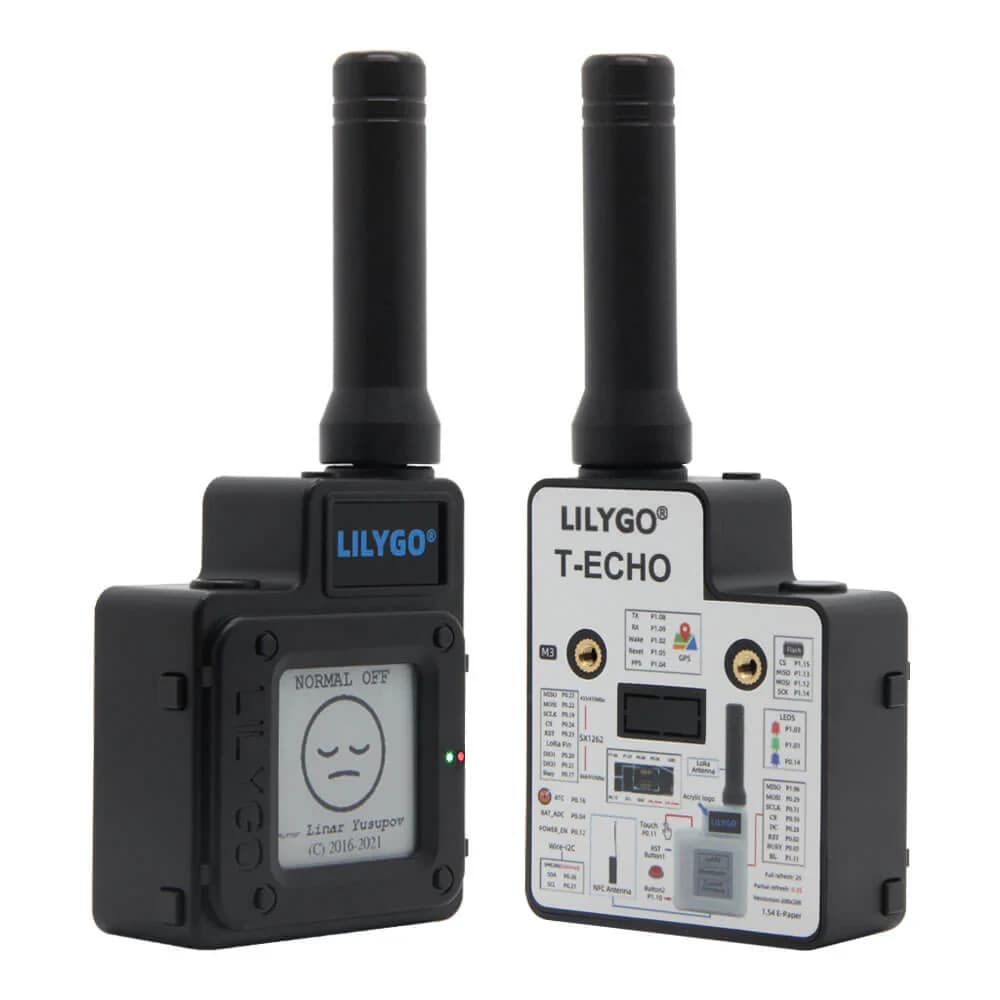 LilyGO T-Echo Meshtastic Communicator (915MHz / 868MHz)